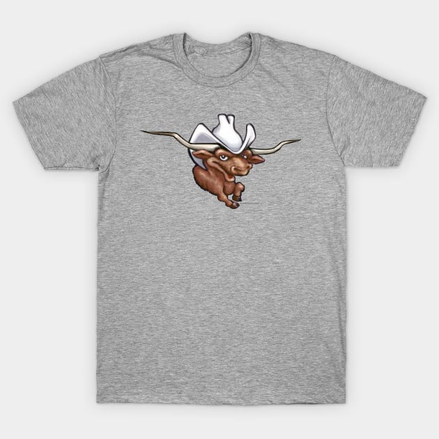 Longhorn T-Shirt by Kevin Middleton